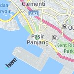 Map for location: Pasir Panjang, Singapore