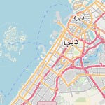 Map for location: Jumeira 1, United Arab Emirates