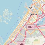 Map for location: Jumeira 2, United Arab Emirates