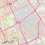 Map for location: Al Rayan, Saudi Arabia