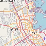Map for location: Madinat Khalifa South, Qatar