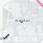 Map for location: Al Wukair, Qatar