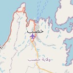 Map for location: Ash Sharjah, Oman
