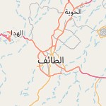 Map for location: Taif, Saudi Arabia