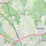 Map for location: Białołęka, Poland