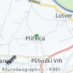 Map for location: Plitvica, Slovenia