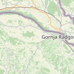 Map for location: Plitvica, Slovenia