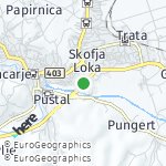 Map for location: Suha, Slovenia