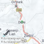 Map for location: Dule, Slovenia