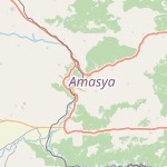 Map for location: Amasya, Turkiye