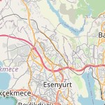 Map for location: Bahçeşehir 2. Kısım, Turkiye