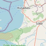 Map for location: Kuşadası, Turkiye