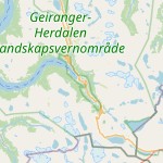 Map for location: Geiranger, Norway