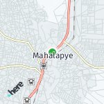 Map for location: Mahalapye, Botswana