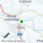 Map for location: Rastoke, Croatia