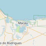 Map for location: Macau, Brazil