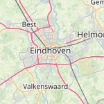 Map for location: Eindhoven, Netherlands
