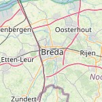 Map for location: Breda, Netherlands