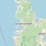 Map for location: Coromandel, New Zealand