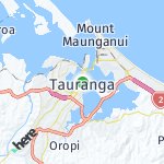 Map for location: Tauranga, New Zealand