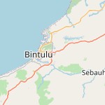 Map for location: Bintulu, Malaysia