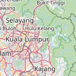 Map for location: Ampang, Malaysia