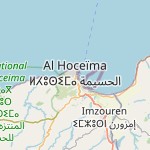 Map for location: Al Hoceima, Morocco