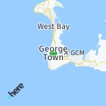 Map for location: George Town, Cayman Islands