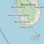 Map for location: Basse-Terre, Guadeloupe