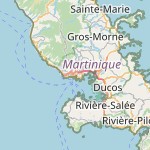 Map for location: Fort-de-France, Martinique