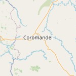 Map for location: Coromandel, Brazil