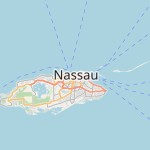 Map for location: Nassau, Bahamas