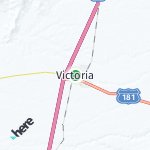 Map for location: Victoria, Chile