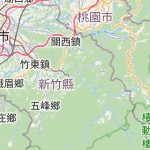 Map for location: Jianshi Township, Taiwan