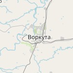 Map for location: Vorkuta, Russia