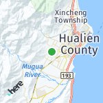 Map for location: Jian Township, Taiwan