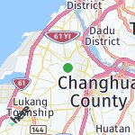 Map for location: Hemei Township, Taiwan