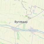 Map for location: Vuhledar, Ukraine