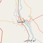 Map for location: El Menia, Egypt