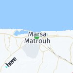 Map for location: Marsa Matrouh, Egypt