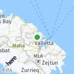 Map for location: Gżira, Malta