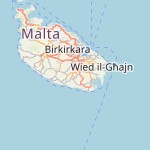Map for location: Kirkop, Malta