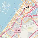 Map for location: Al Quoz 1, United Arab Emirates