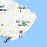 Map for location: Saint Philip, Barbados