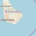 Map for location: Saint Philip, Barbados