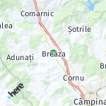 Map for location: Breaza, Romania