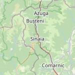 Map for location: Sinaia, Romania