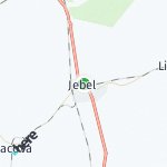 Map for location: Jebel, Romania