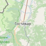 Map for location: Gostivar, North Macedonia