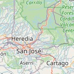 Map for location: Para, Costa Rica